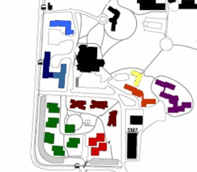 Residence Halls Map