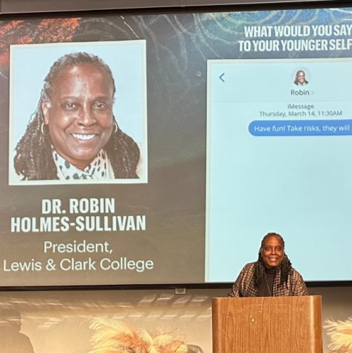 President Robin Holmes-Sullivan was recognized as one the best and brightest women leaders in the region by the Portland Business Journal...