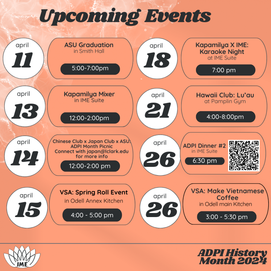 calendar of events page 2