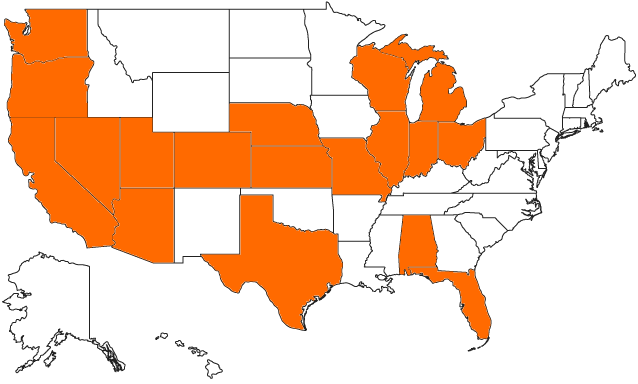 L&C has traveled to 18 states over the past eight years.