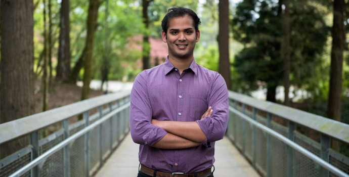 Yash Desai BA '15, a Davis United World Scholar, interned with Aginsky Consulting Group while a student at Lewis & Clark.