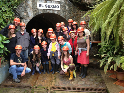 Entering El Sexmo Goldmine in Zaruma
