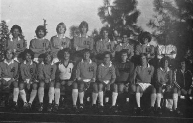 1980 men's Hall of Fame soccer team (Grant is front row, fourth from left)