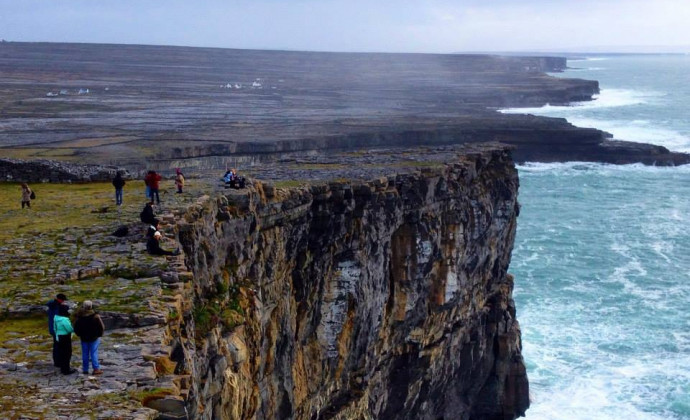 Cliffs on Inis Mór