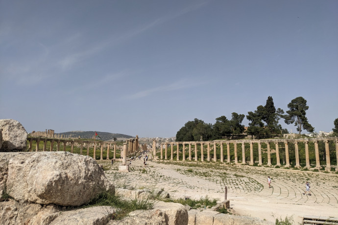 Roman ruins at Jerash