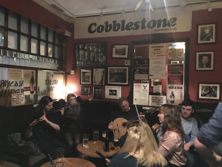 A night at the Cobblestone
