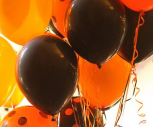 Black & Orange Balloons