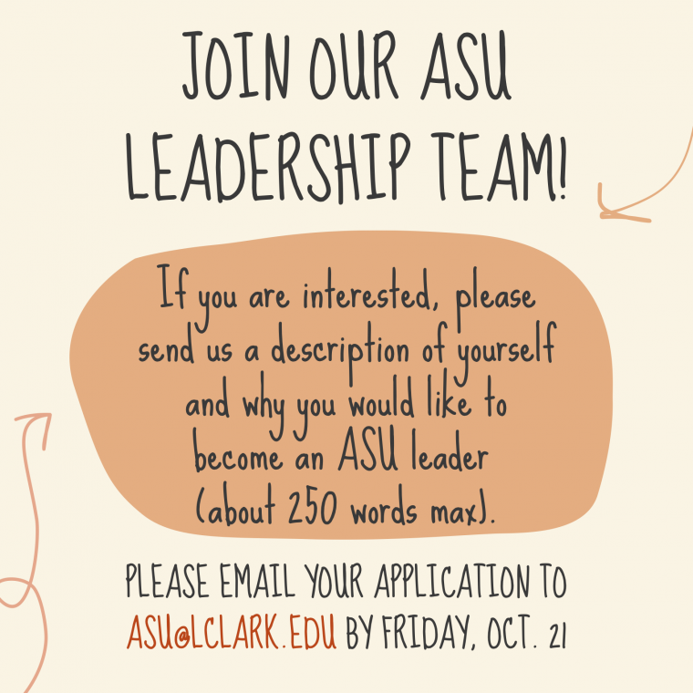 Join out ASU Leadership Team. If you are interested, please send us a description of yourself and why you would like to become an ASU lea...