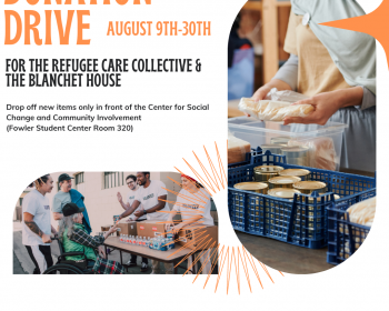    NSO Service Day's     Donation Drive for The Blanchet House & Refugee Care Collective     August 9th-30th 