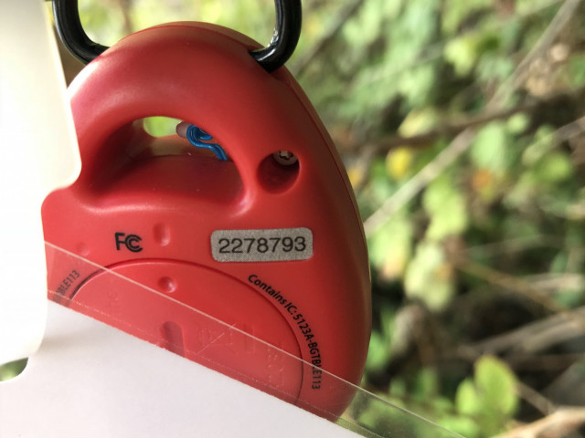 A Kestrel drop deployed at Cottonwood School to measure microclimate readings.  Eight Kestrels we...