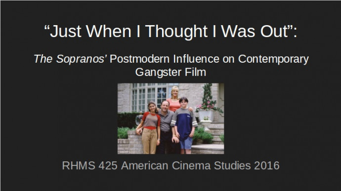 Title slide, The Contemporary War Film: Perpetuating American Exceptionalism