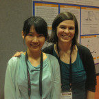 Aojie Zheng '15 and Assistant Professor of Physics Shannon O'Leary