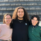 2020 Gender Studies Symposium cochairs.    From left to right: India Roper-Moyes BA ?20, Rayce Sa...