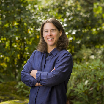 Kimberly Brodkin, director of the symposium and associate professor with term of humanities
