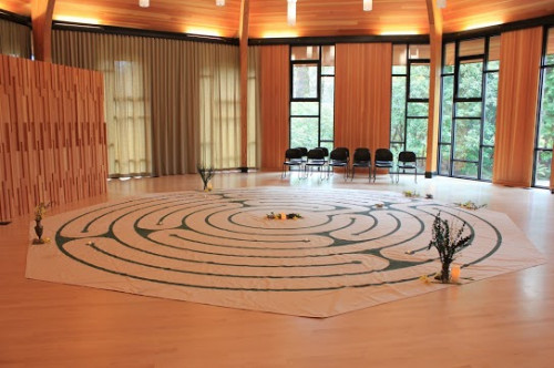 Labyrinth in the Gregg Pavilion