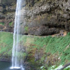 South Falls is the tallest falls in this park, falling 118 ft to the river below.