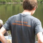 Math student at the lake.