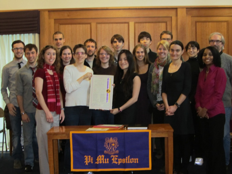 Pi Mu Epsilon Charter Ceremony